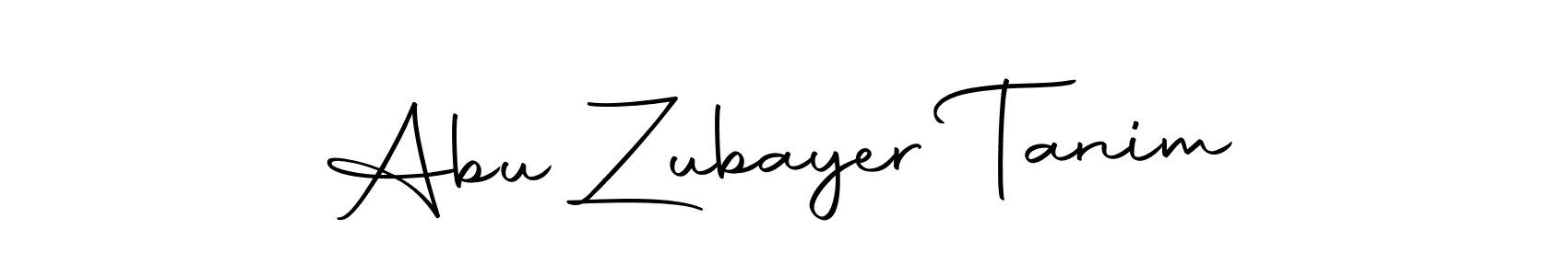 How to make Abu Zubayer Tanim name signature. Use Autography-DOLnW style for creating short signs online. This is the latest handwritten sign. Abu Zubayer Tanim signature style 10 images and pictures png