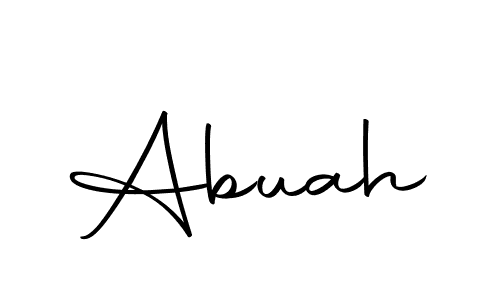 Use a signature maker to create a handwritten signature online. With this signature software, you can design (Autography-DOLnW) your own signature for name Abuah. Abuah signature style 10 images and pictures png