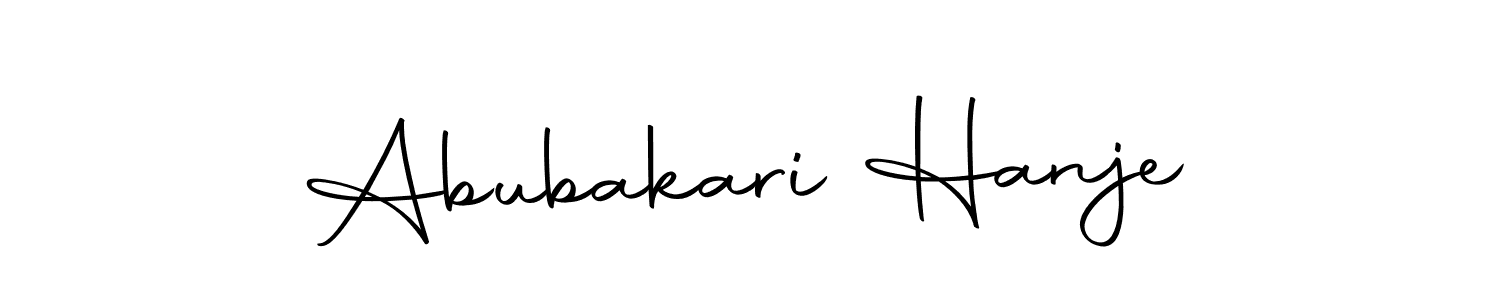 You can use this online signature creator to create a handwritten signature for the name Abubakari Hanje. This is the best online autograph maker. Abubakari Hanje signature style 10 images and pictures png