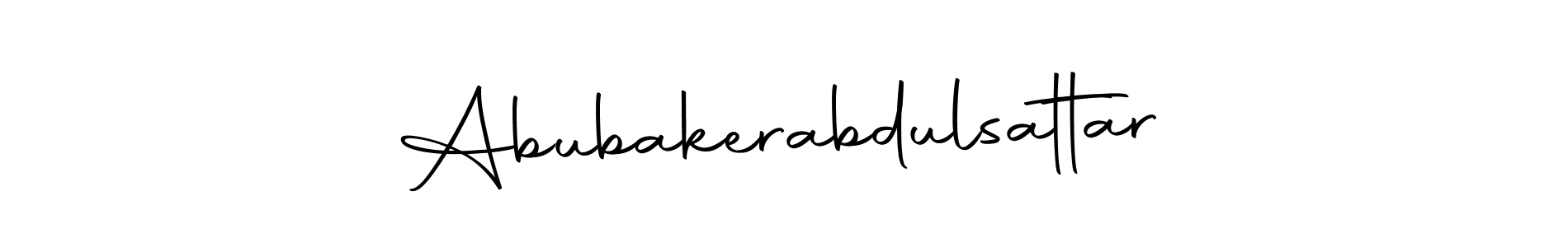 Also we have Abubakerabdulsattar name is the best signature style. Create professional handwritten signature collection using Autography-DOLnW autograph style. Abubakerabdulsattar signature style 10 images and pictures png