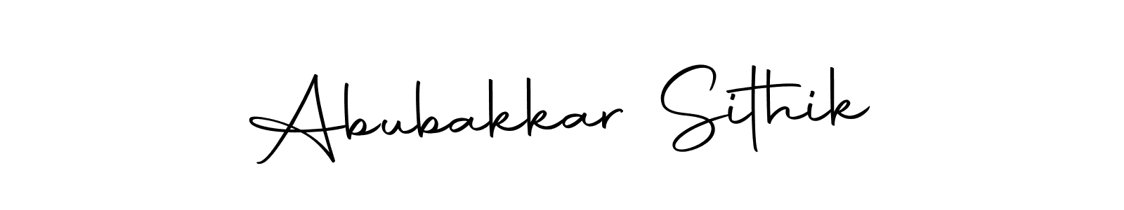 Also we have Abubakkar Sithik name is the best signature style. Create professional handwritten signature collection using Autography-DOLnW autograph style. Abubakkar Sithik signature style 10 images and pictures png