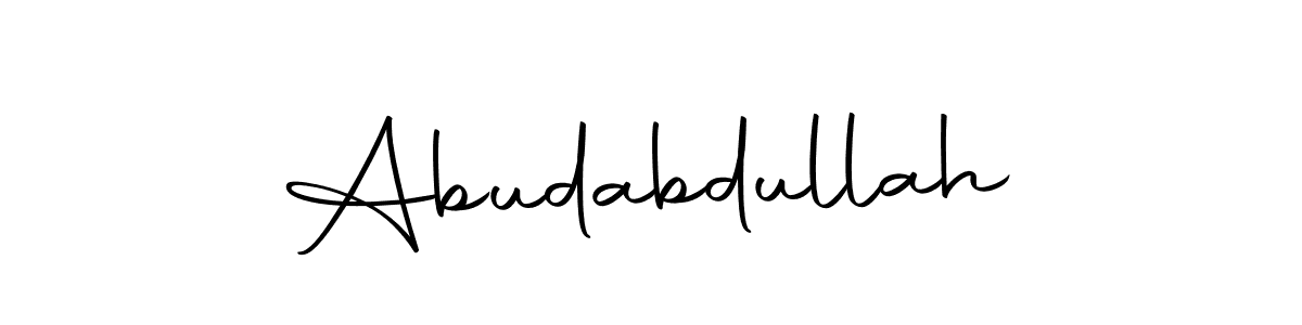 The best way (Autography-DOLnW) to make a short signature is to pick only two or three words in your name. The name Abudabdullah include a total of six letters. For converting this name. Abudabdullah signature style 10 images and pictures png