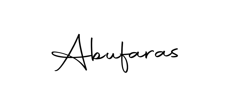 Make a beautiful signature design for name Abufaras. With this signature (Autography-DOLnW) style, you can create a handwritten signature for free. Abufaras signature style 10 images and pictures png