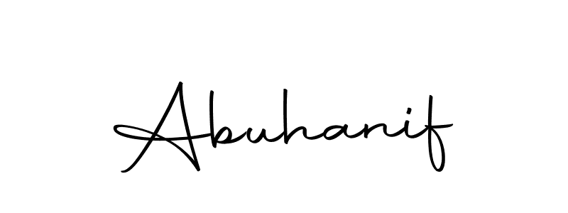 if you are searching for the best signature style for your name Abuhanif. so please give up your signature search. here we have designed multiple signature styles  using Autography-DOLnW. Abuhanif signature style 10 images and pictures png