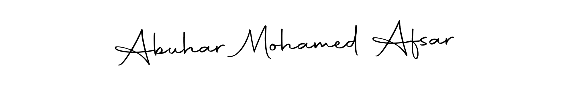 Also we have Abuhar Mohamed Afsar name is the best signature style. Create professional handwritten signature collection using Autography-DOLnW autograph style. Abuhar Mohamed Afsar signature style 10 images and pictures png