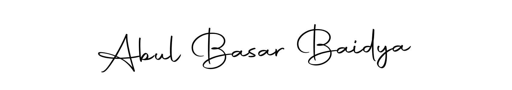 Create a beautiful signature design for name Abul Basar Baidya. With this signature (Autography-DOLnW) fonts, you can make a handwritten signature for free. Abul Basar Baidya signature style 10 images and pictures png