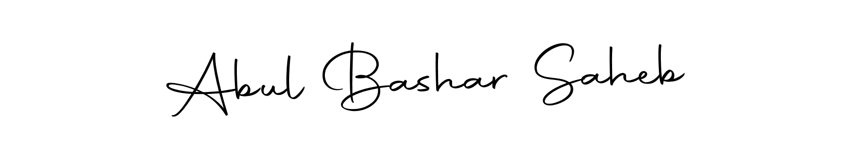 You can use this online signature creator to create a handwritten signature for the name Abul Bashar Saheb. This is the best online autograph maker. Abul Bashar Saheb signature style 10 images and pictures png