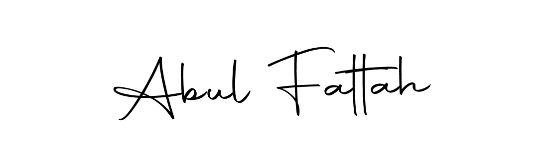 Design your own signature with our free online signature maker. With this signature software, you can create a handwritten (Autography-DOLnW) signature for name Abul Fattah. Abul Fattah signature style 10 images and pictures png