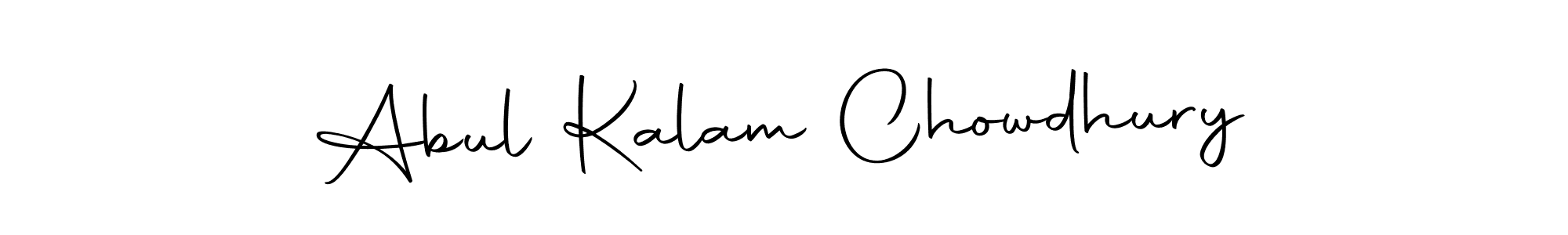 How to make Abul Kalam Chowdhury name signature. Use Autography-DOLnW style for creating short signs online. This is the latest handwritten sign. Abul Kalam Chowdhury signature style 10 images and pictures png