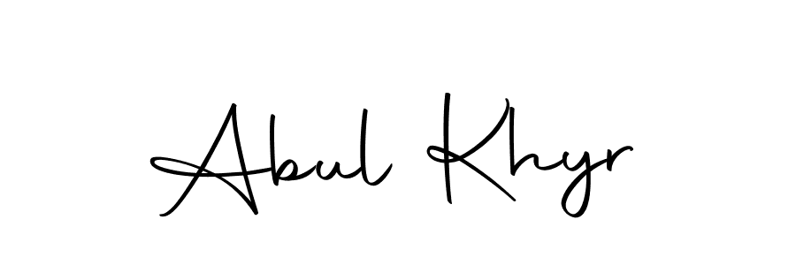 You can use this online signature creator to create a handwritten signature for the name Abul Khyr. This is the best online autograph maker. Abul Khyr signature style 10 images and pictures png