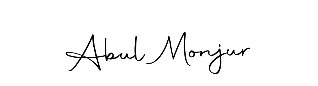 Also we have Abul Monjur name is the best signature style. Create professional handwritten signature collection using Autography-DOLnW autograph style. Abul Monjur signature style 10 images and pictures png