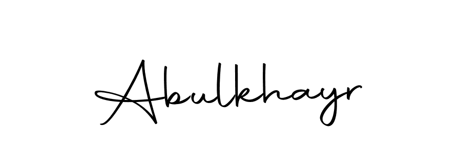 How to make Abulkhayr name signature. Use Autography-DOLnW style for creating short signs online. This is the latest handwritten sign. Abulkhayr signature style 10 images and pictures png