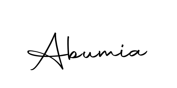You should practise on your own different ways (Autography-DOLnW) to write your name (Abumia) in signature. don't let someone else do it for you. Abumia signature style 10 images and pictures png
