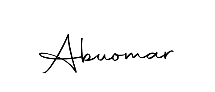 Use a signature maker to create a handwritten signature online. With this signature software, you can design (Autography-DOLnW) your own signature for name Abuomar. Abuomar signature style 10 images and pictures png