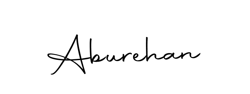 The best way (Autography-DOLnW) to make a short signature is to pick only two or three words in your name. The name Aburehan include a total of six letters. For converting this name. Aburehan signature style 10 images and pictures png