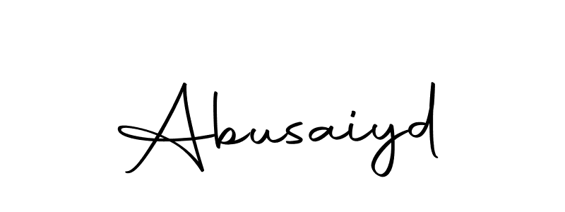 The best way (Autography-DOLnW) to make a short signature is to pick only two or three words in your name. The name Abusaiyd include a total of six letters. For converting this name. Abusaiyd signature style 10 images and pictures png