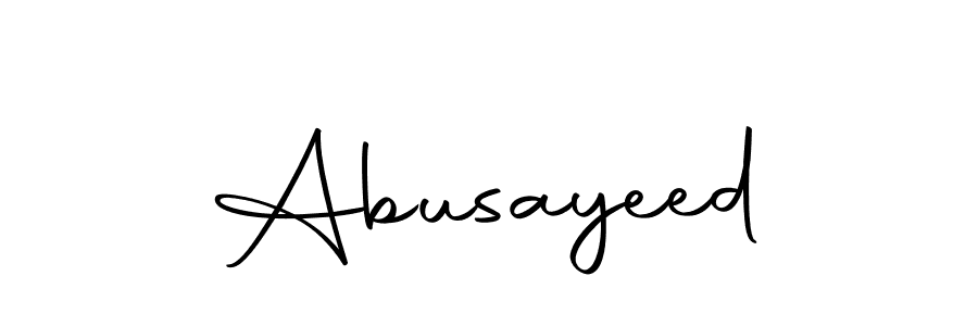 Also we have Abusayeed name is the best signature style. Create professional handwritten signature collection using Autography-DOLnW autograph style. Abusayeed signature style 10 images and pictures png