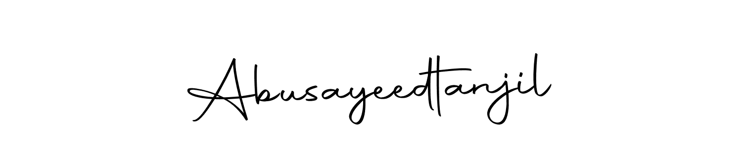 Make a short Abusayeedtanjil signature style. Manage your documents anywhere anytime using Autography-DOLnW. Create and add eSignatures, submit forms, share and send files easily. Abusayeedtanjil signature style 10 images and pictures png