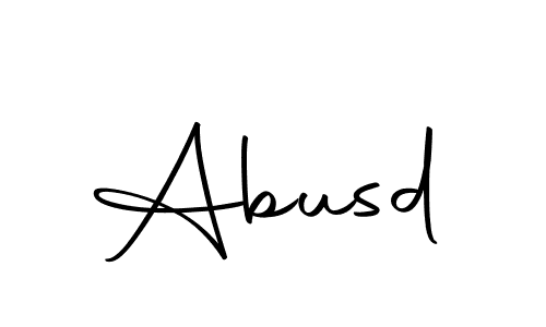 Create a beautiful signature design for name Abusd. With this signature (Autography-DOLnW) fonts, you can make a handwritten signature for free. Abusd signature style 10 images and pictures png