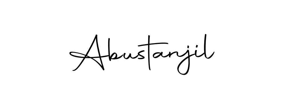 How to make Abustanjil signature? Autography-DOLnW is a professional autograph style. Create handwritten signature for Abustanjil name. Abustanjil signature style 10 images and pictures png