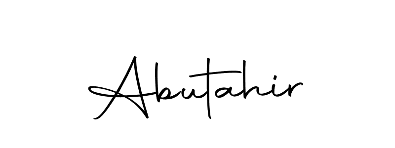 How to make Abutahir signature? Autography-DOLnW is a professional autograph style. Create handwritten signature for Abutahir name. Abutahir signature style 10 images and pictures png