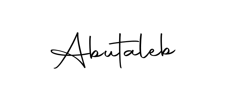 How to make Abutaleb name signature. Use Autography-DOLnW style for creating short signs online. This is the latest handwritten sign. Abutaleb signature style 10 images and pictures png