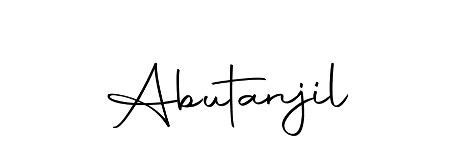 How to make Abutanjil name signature. Use Autography-DOLnW style for creating short signs online. This is the latest handwritten sign. Abutanjil signature style 10 images and pictures png