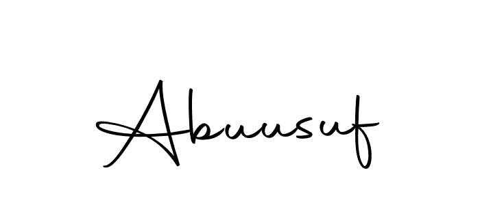 Create a beautiful signature design for name Abuusuf. With this signature (Autography-DOLnW) fonts, you can make a handwritten signature for free. Abuusuf signature style 10 images and pictures png