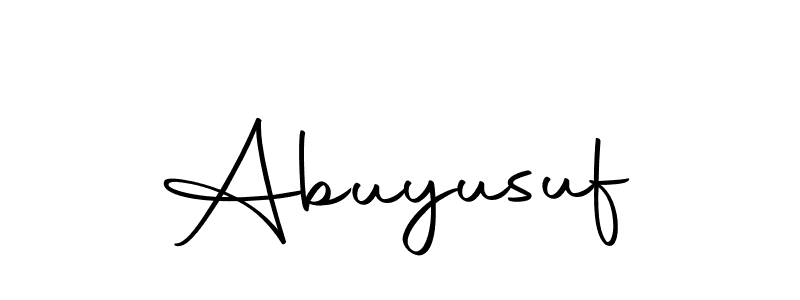 Make a beautiful signature design for name Abuyusuf. With this signature (Autography-DOLnW) style, you can create a handwritten signature for free. Abuyusuf signature style 10 images and pictures png