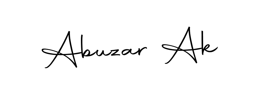 You can use this online signature creator to create a handwritten signature for the name Abuzar Ak. This is the best online autograph maker. Abuzar Ak signature style 10 images and pictures png
