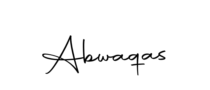 Create a beautiful signature design for name Abwaqas. With this signature (Autography-DOLnW) fonts, you can make a handwritten signature for free. Abwaqas signature style 10 images and pictures png