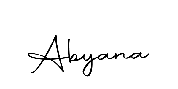 The best way (Autography-DOLnW) to make a short signature is to pick only two or three words in your name. The name Abyana include a total of six letters. For converting this name. Abyana signature style 10 images and pictures png