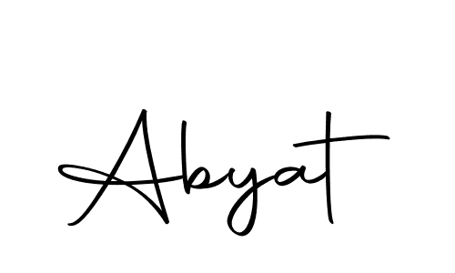 Make a beautiful signature design for name Abyat. Use this online signature maker to create a handwritten signature for free. Abyat signature style 10 images and pictures png