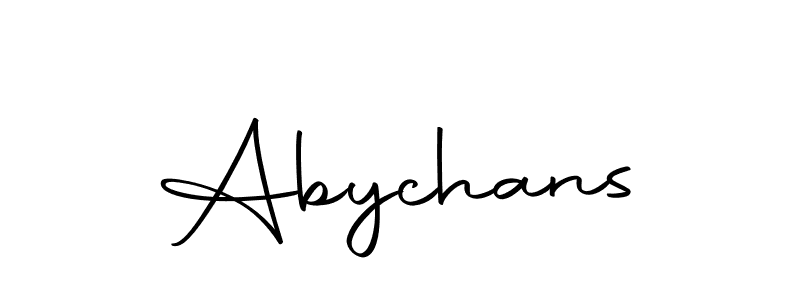 You can use this online signature creator to create a handwritten signature for the name Abychans. This is the best online autograph maker. Abychans signature style 10 images and pictures png