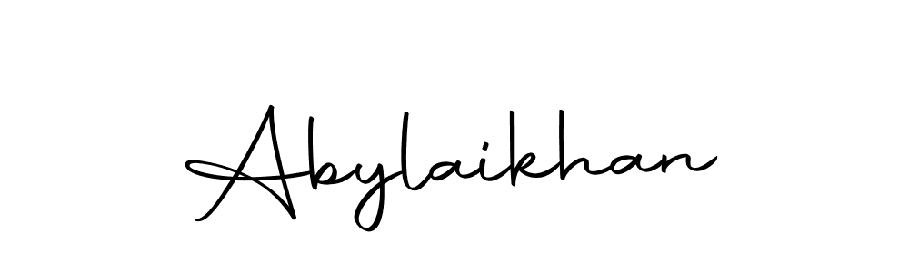 Use a signature maker to create a handwritten signature online. With this signature software, you can design (Autography-DOLnW) your own signature for name Abylaikhan. Abylaikhan signature style 10 images and pictures png