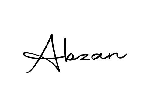 You should practise on your own different ways (Autography-DOLnW) to write your name (Abzan) in signature. don't let someone else do it for you. Abzan signature style 10 images and pictures png