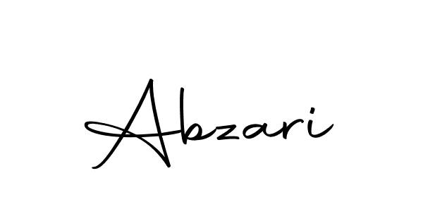 Create a beautiful signature design for name Abzari. With this signature (Autography-DOLnW) fonts, you can make a handwritten signature for free. Abzari signature style 10 images and pictures png