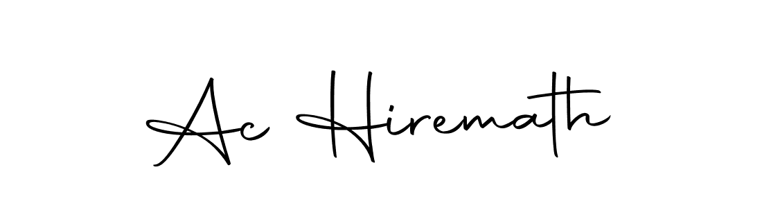 Ac Hiremath stylish signature style. Best Handwritten Sign (Autography-DOLnW) for my name. Handwritten Signature Collection Ideas for my name Ac Hiremath. Ac Hiremath signature style 10 images and pictures png