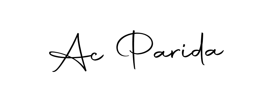 Make a beautiful signature design for name Ac Parida. Use this online signature maker to create a handwritten signature for free. Ac Parida signature style 10 images and pictures png