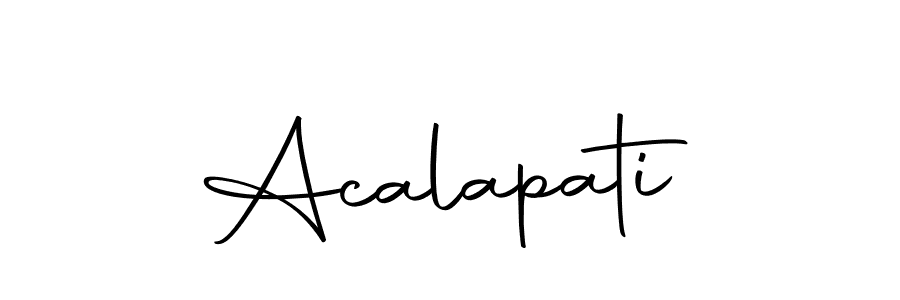 It looks lik you need a new signature style for name Acalapati. Design unique handwritten (Autography-DOLnW) signature with our free signature maker in just a few clicks. Acalapati signature style 10 images and pictures png