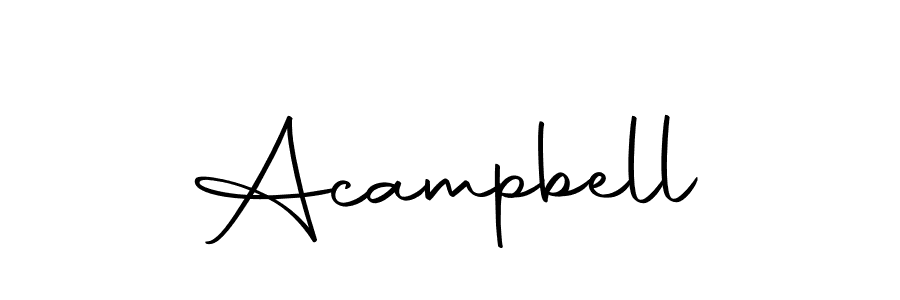 You should practise on your own different ways (Autography-DOLnW) to write your name (Acampbell) in signature. don't let someone else do it for you. Acampbell signature style 10 images and pictures png