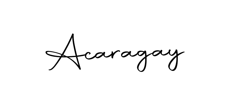 The best way (Autography-DOLnW) to make a short signature is to pick only two or three words in your name. The name Acaragay include a total of six letters. For converting this name. Acaragay signature style 10 images and pictures png