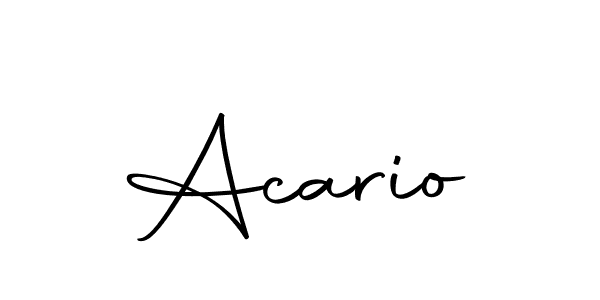 Make a beautiful signature design for name Acario. With this signature (Autography-DOLnW) style, you can create a handwritten signature for free. Acario signature style 10 images and pictures png