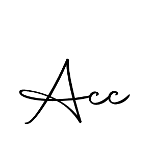 Create a beautiful signature design for name Acc. With this signature (Autography-DOLnW) fonts, you can make a handwritten signature for free. Acc signature style 10 images and pictures png
