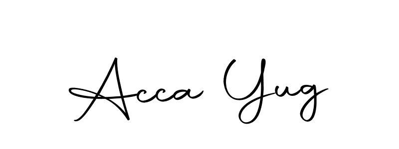 How to Draw Acca Yug signature style? Autography-DOLnW is a latest design signature styles for name Acca Yug. Acca Yug signature style 10 images and pictures png