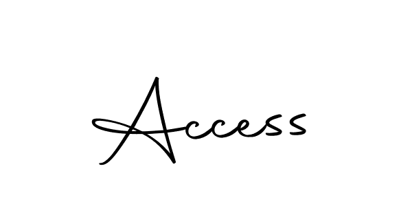 Design your own signature with our free online signature maker. With this signature software, you can create a handwritten (Autography-DOLnW) signature for name Access. Access signature style 10 images and pictures png