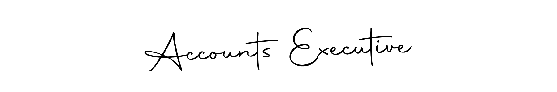 Make a short Accounts Executive signature style. Manage your documents anywhere anytime using Autography-DOLnW. Create and add eSignatures, submit forms, share and send files easily. Accounts Executive signature style 10 images and pictures png