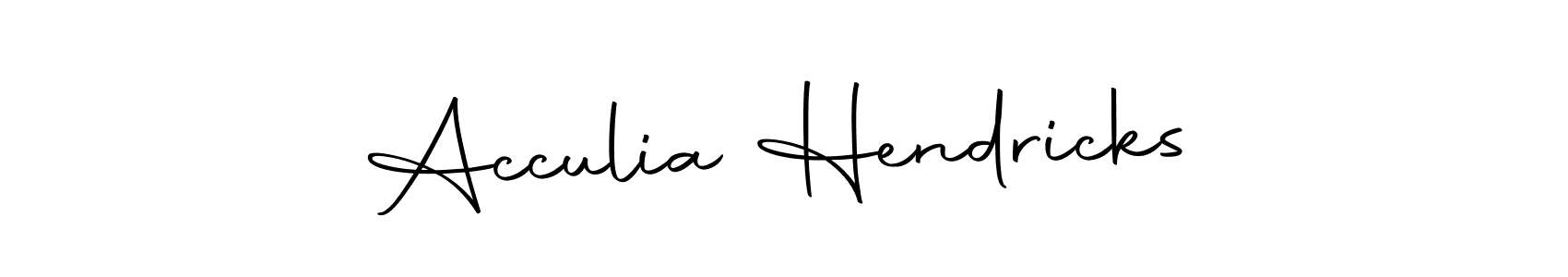 Make a short Acculia Hendricks signature style. Manage your documents anywhere anytime using Autography-DOLnW. Create and add eSignatures, submit forms, share and send files easily. Acculia Hendricks signature style 10 images and pictures png