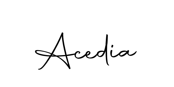 You should practise on your own different ways (Autography-DOLnW) to write your name (Acedia) in signature. don't let someone else do it for you. Acedia signature style 10 images and pictures png