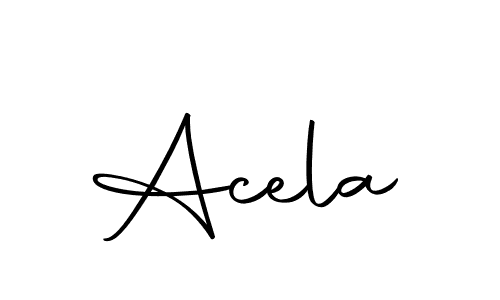 How to make Acela signature? Autography-DOLnW is a professional autograph style. Create handwritten signature for Acela name. Acela signature style 10 images and pictures png